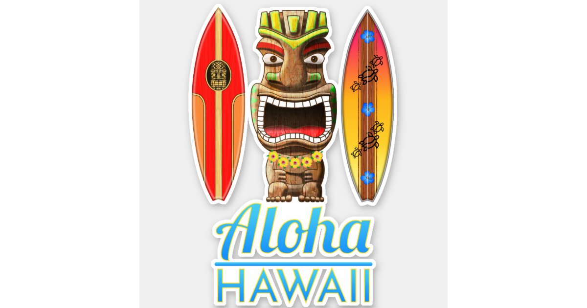 Top-selling Item] Classic Aloha Tiki Suring Into The Sunset Beach
