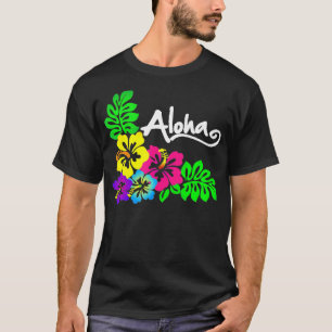 Aloha Hawaii Hawaiian Tropical Beach Luau T-Shirt
