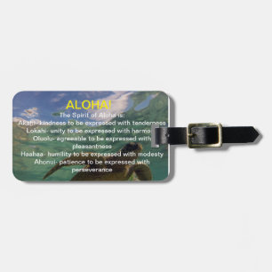 Aloha Hawaii Honu Luggage Tag