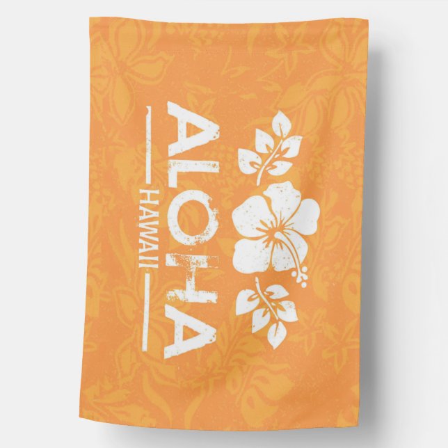 Aloha Hawaii House Flag (Front)