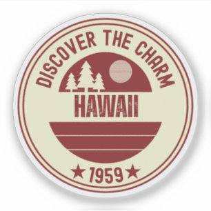 Aloha Hawaii - Island Vibes Gift Sticker