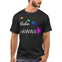 ALOHA - HAWAII ISLANDS NEON RAINBOW