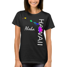 ALOHA - HAWAII ISLANDS NEON RAINBOW