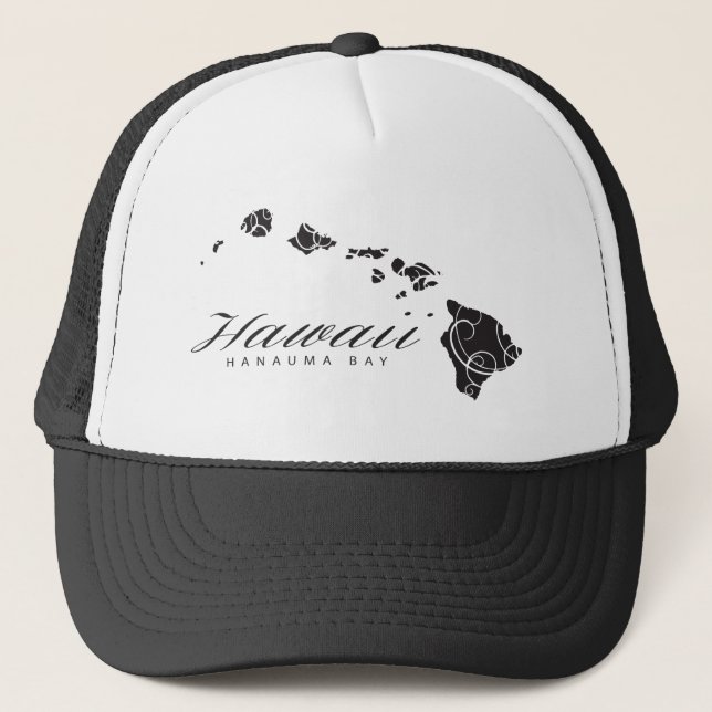 Aloha Hawaii Islands Trucker Hat (Front)