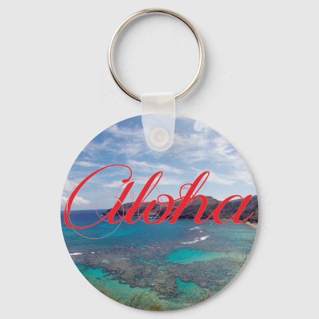 Aloha Hawaii Keychain (Front)