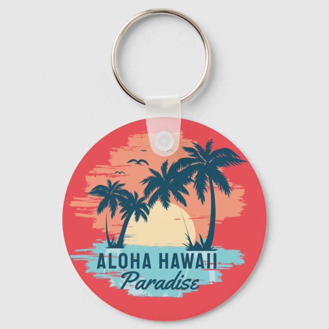 aloha hawaii keychain (Front)