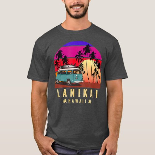 Aloha Hawaii  Lanikai Surf Van Vintage Hawaiian T_Shirt