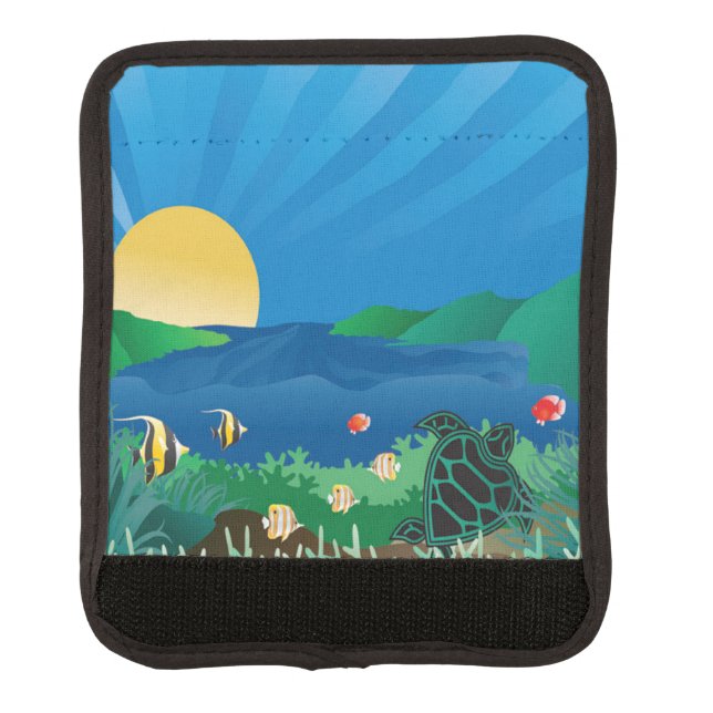 Aloha Hawaii Luggage Handle Wrap (Front)