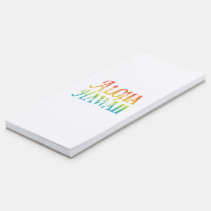 Aloha Hawaii Magnetic Notepad