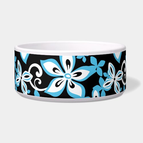 ALOHA HAWAII PATTERN BLACK/BLUE BOWL