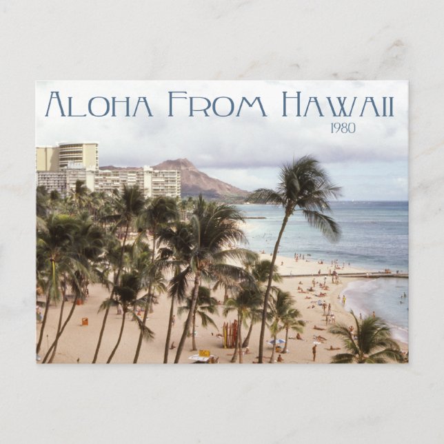 Aloha Hawaii Postcard (Front)