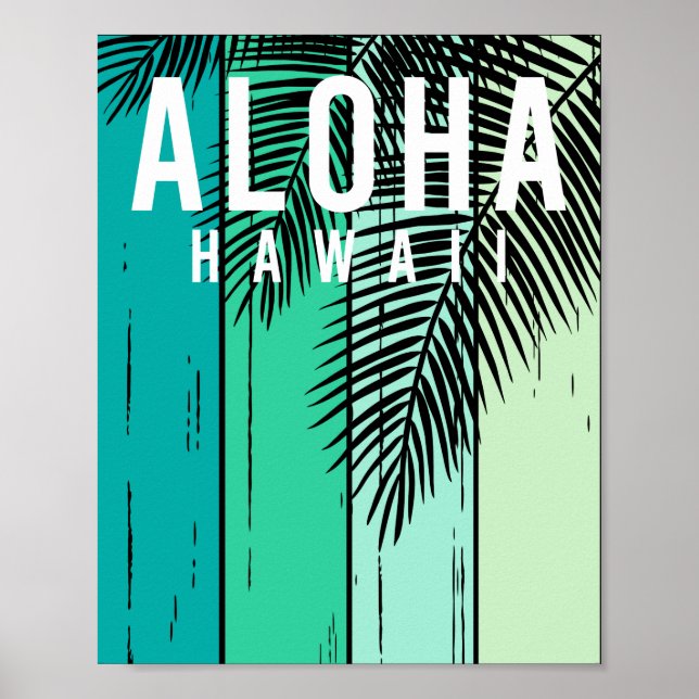 Aloha hawaii poster (Front)
