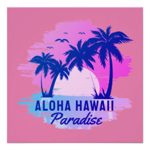 aloha hawaii poster
