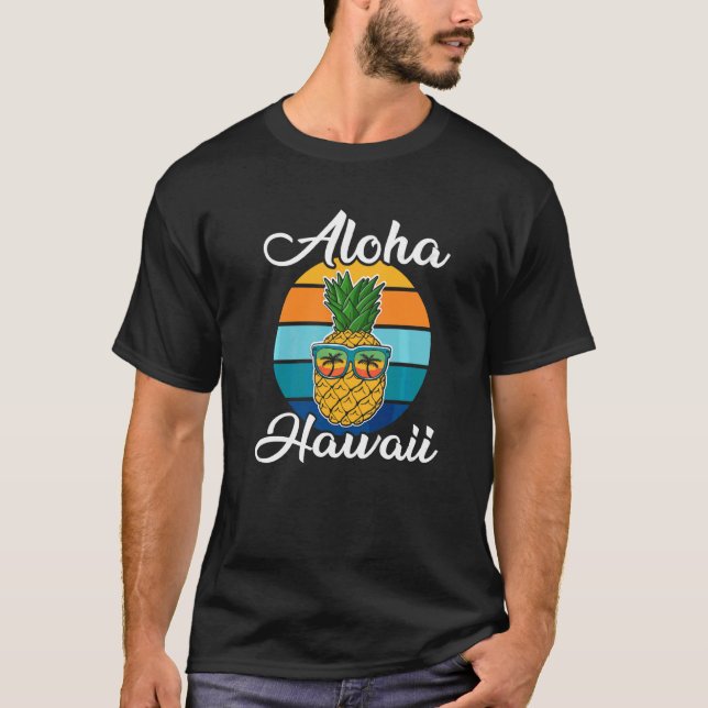 Aloha Hawaii  Summer Vacation T-Shirt (Front)