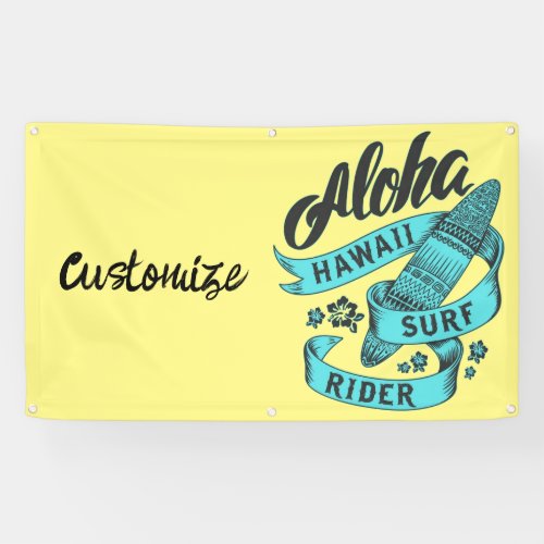 Aloha Hawaii Surf Rider Thunder_Cove Banner