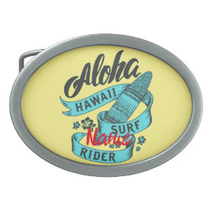 Aloha Hawaii Surf Rider Thunder_Cove Belt Buckle