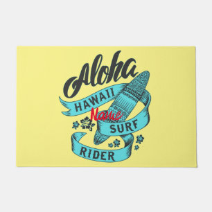 Aloha Hawaii Surf Rider Thunder_Cove Doormat