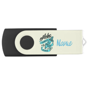 Aloha Hawaii Surf Rider Thunder_Cove Flash Drive