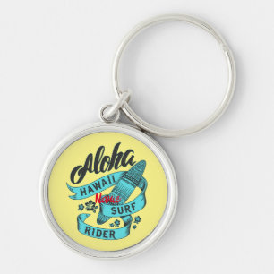 Aloha Hawaii Surf Rider Thunder_Cove Keychain