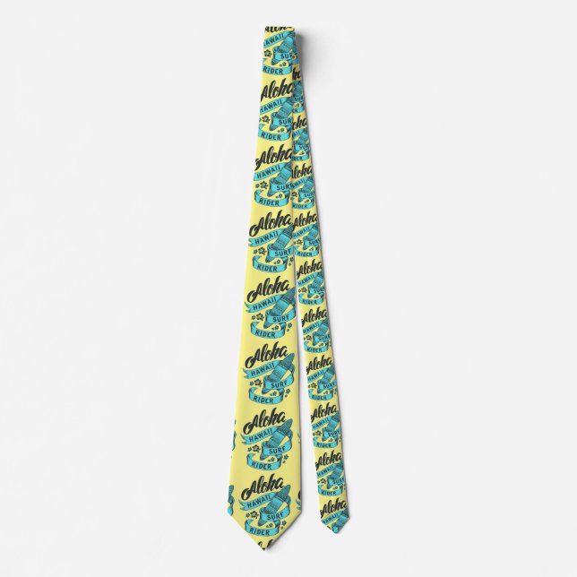 Aloha Hawaii Surf Rider Thunder_Cove Neck Tie (Front)