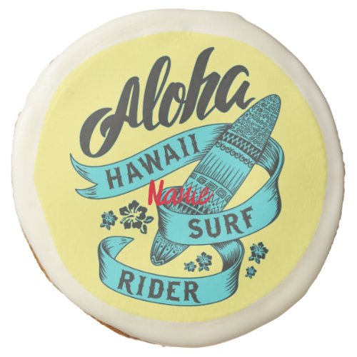 Aloha Hawaii Surf Rider Thunder_Cove  Sugar Cookie