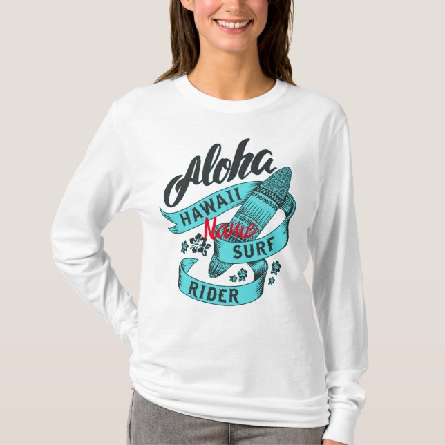Aloha Hawaii Surf Rider Thunder_Cove T-Shirt (Front)
