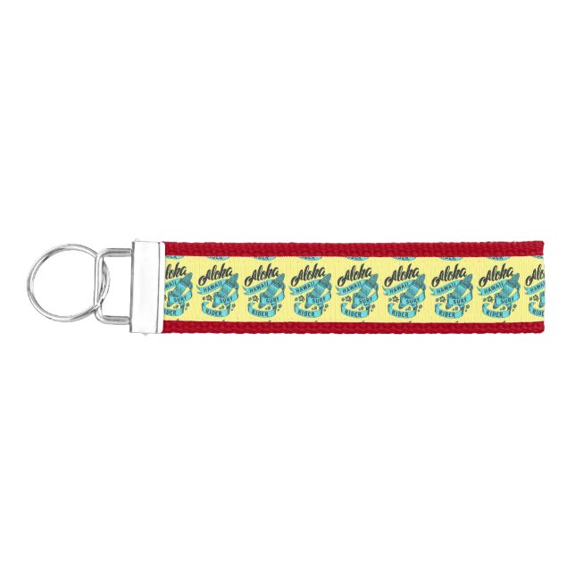 Aloha Hawaii Surf Rider Thunder_Cove  Wrist Keychain (Keys on Left)