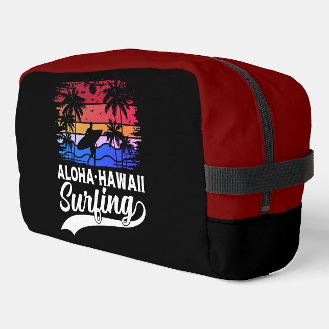 Aloha Hawaii Surfing Vibes Dopp Kit (Left Corner)