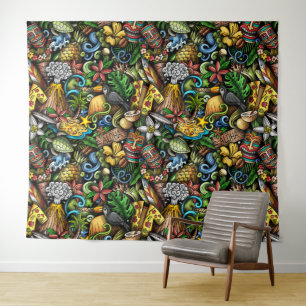 Aloha Hawaii Tapestry