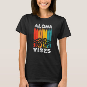 Aloha Hawaii Tiki Retro Vintage Maui Ohana Premium T-Shirt