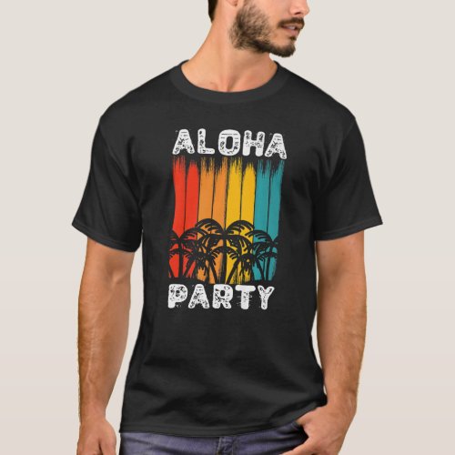 Aloha Hawaii Tiki Retro Vintage Maui Ohana T_Shirt