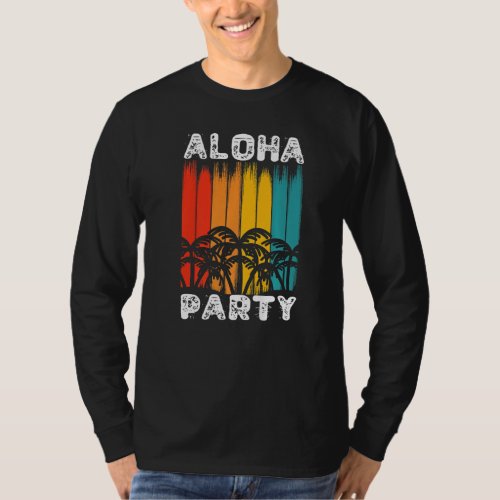 Aloha Hawaii Tiki Retro Vintage Maui Ohana T_Shirt