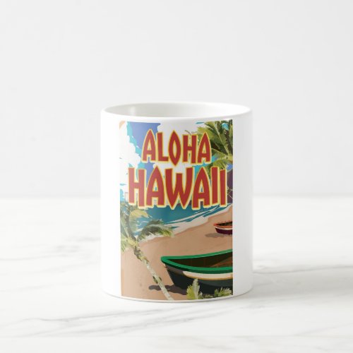 Aloha Hawaii Travel poster Coffee Mug