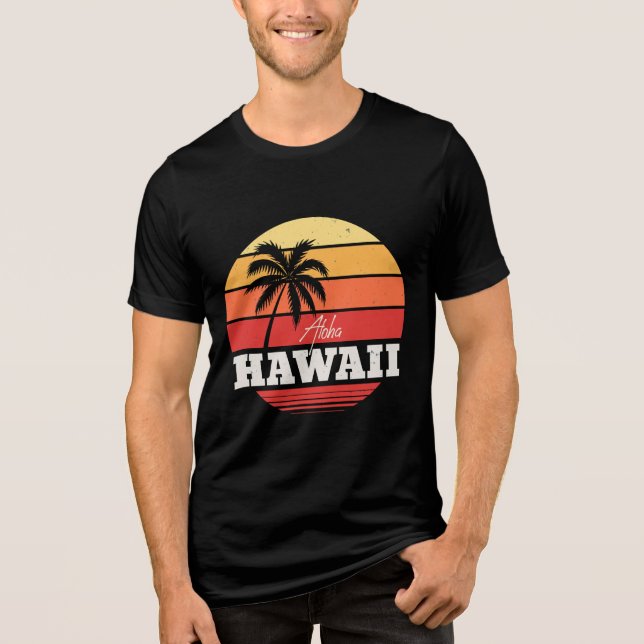 Aloha Hawaii Tri-Blend Shirt (Front)
