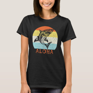 Aloha Hawaii Tribal Shark Vintage Hawaiian Island T-Shirt