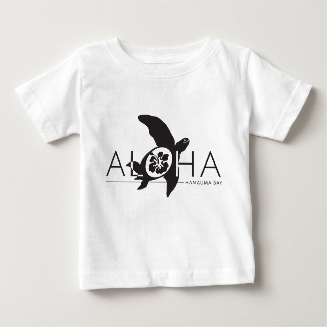 Aloha - Hawaii Turtle Baby T-Shirt (Front)