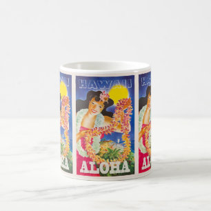 Aloha Hawaii: Vintage Travel Holiday Coffee Mug