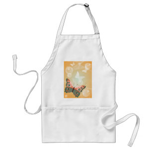 Aloha Hawaiian Butterfly Wedding Love Art Destiny Adult Apron