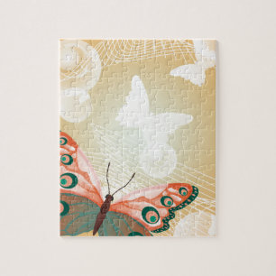Aloha Hawaiian Butterfly Wedding Love Art Destiny Jigsaw Puzzle