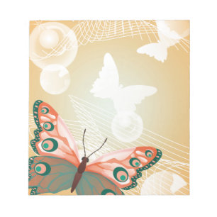 Aloha Hawaiian Butterfly Wedding Love Art Destiny Notepad