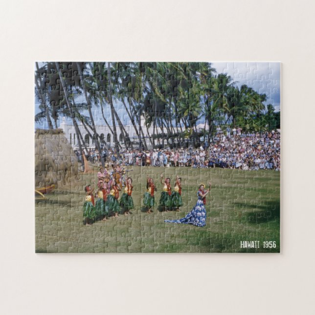 Aloha Hawaiian Dancers Jigsaw Puzzle (Horizontal)