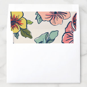 Aloha Hawaiian Flowers Envelope Liner