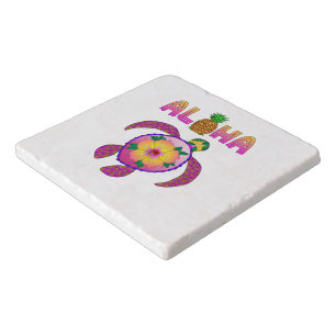 Aloha Hawaiian Honu Turtle Trivet