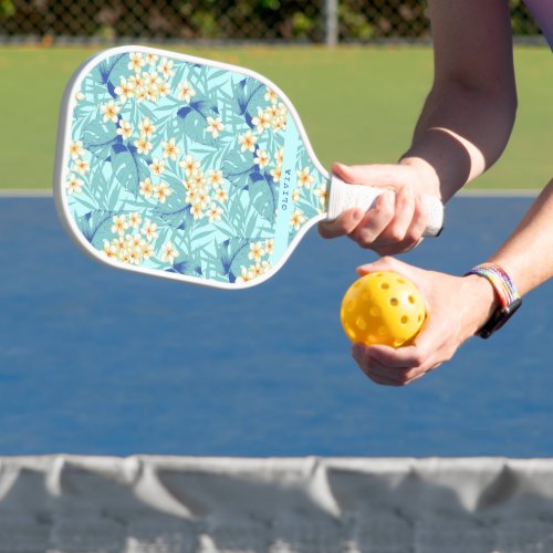 Aloha  hawaiian pattern pickleball paddle