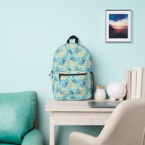 Aloha  hawaiian pattern printed backpack