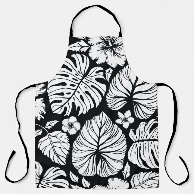 Aloha Hawaiian Shirt Seamless Background Pattern.  Apron (Front)