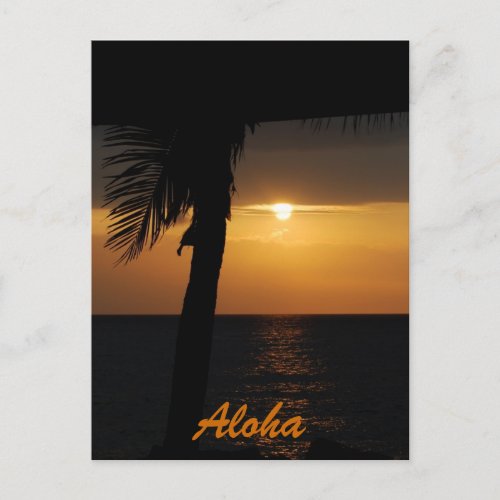 Aloha Hawaiian Sunset Cards