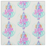 Aloha Hawaiian Surfer custom fabric