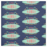 Aloha Hawaiian Surfer custom fabric
