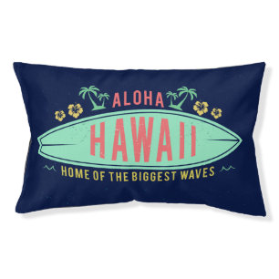 Aloha Hawaiian Surfer dog beds